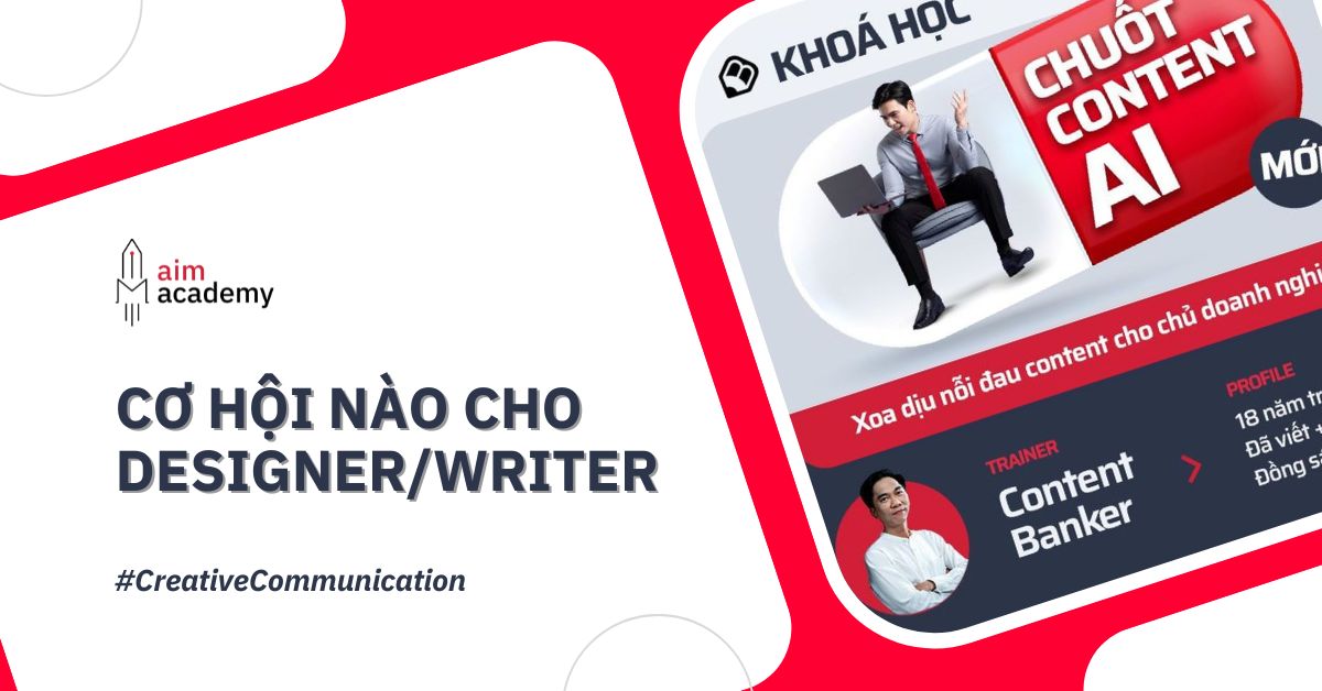 Cơ hội sự nghiệp dành cho những designer/writer có khả năng vận dụng hiệu quả AI trong công việc